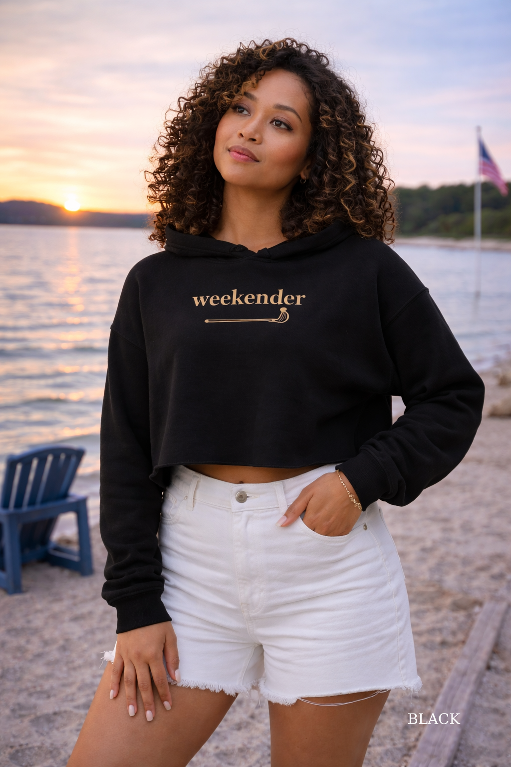 Weekender Golf Crop Hoodie