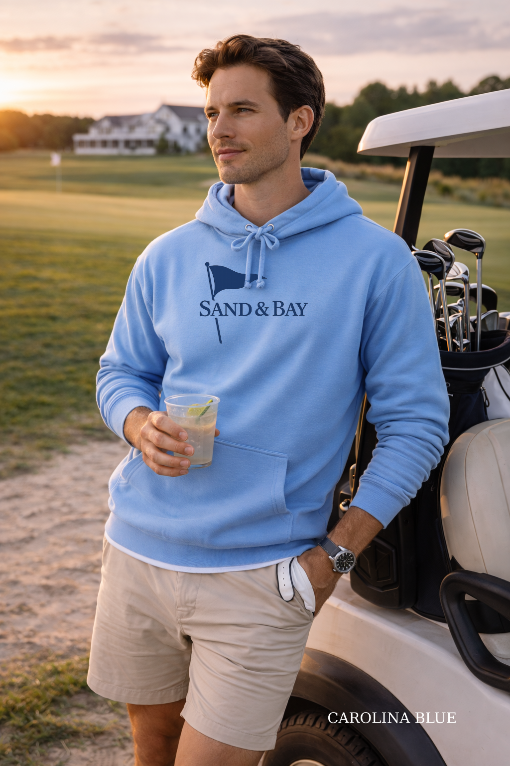Premium Sand & Bay Flag Hoodie