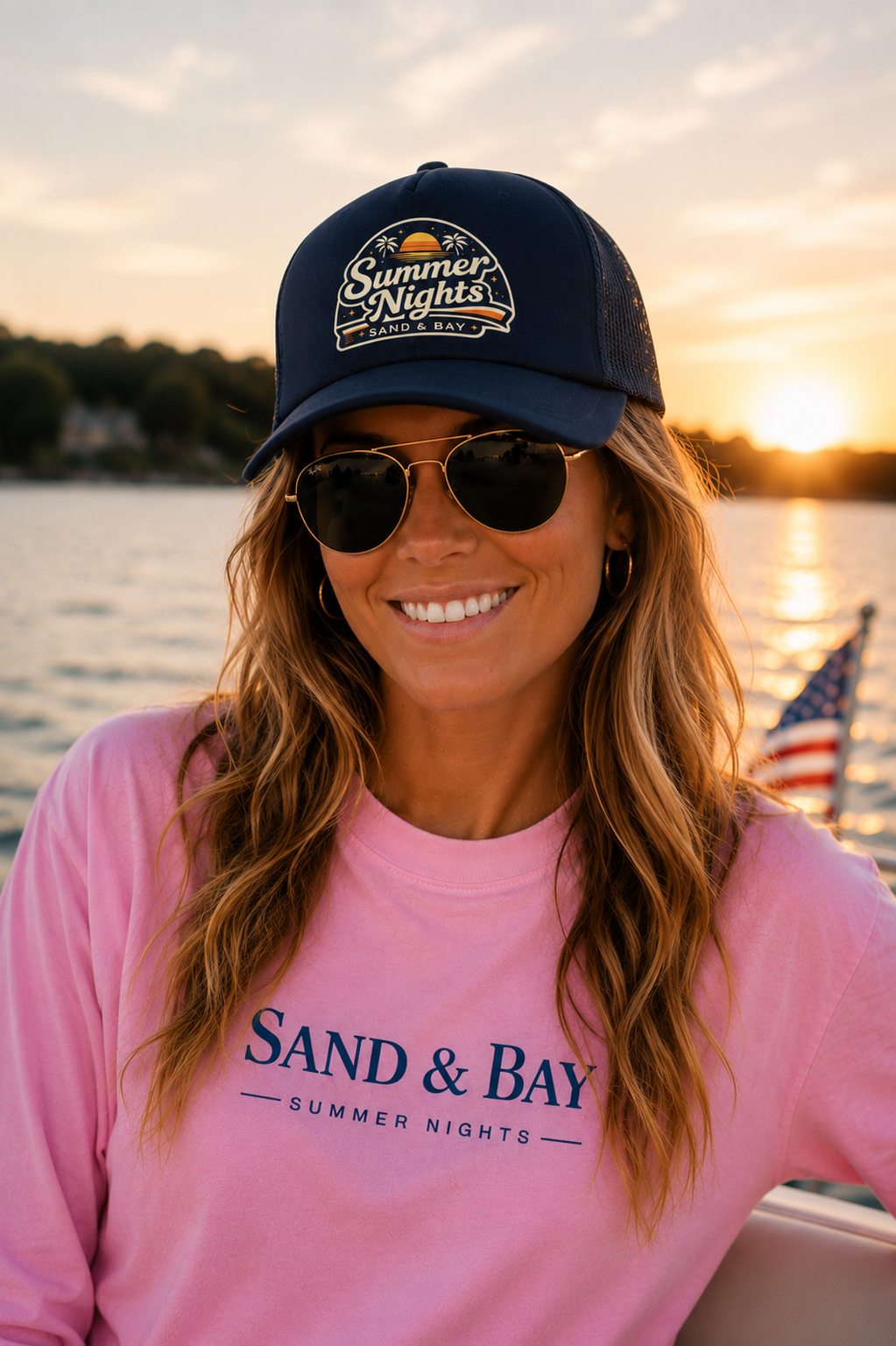 Summer Nights Foam Trucker Hat