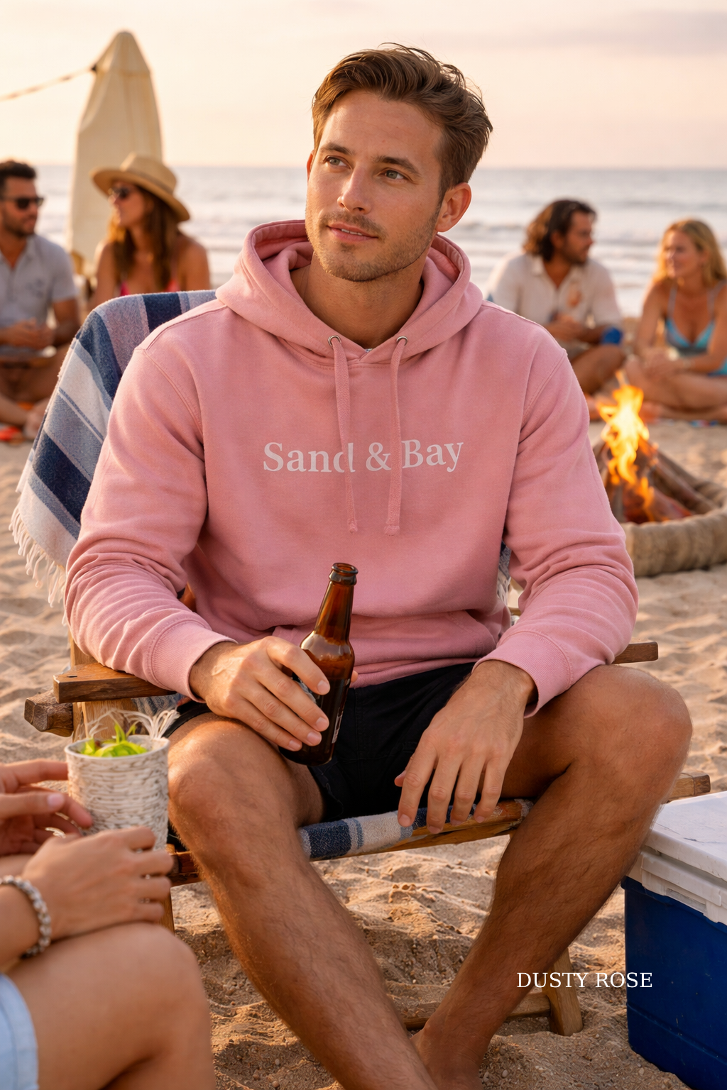 Premium Sand & Bay Hoodie