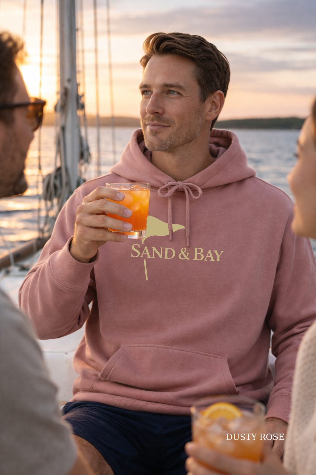 Premium Sand & Bay Flag Hoodie