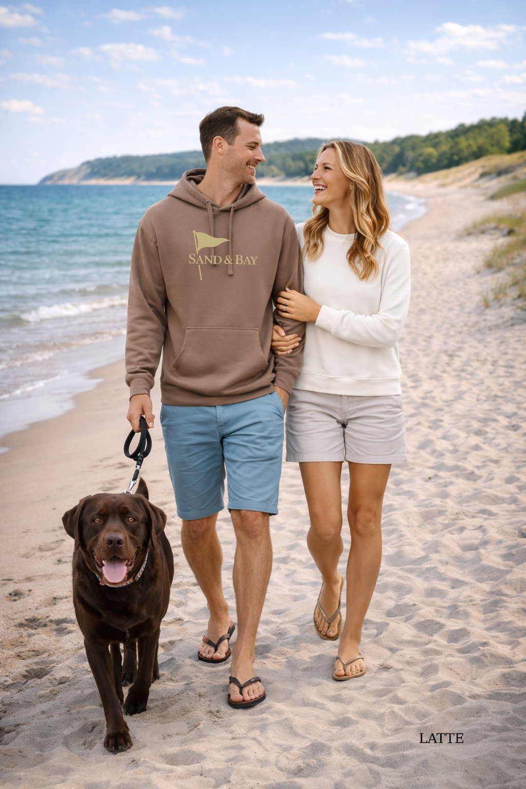 Premium Sand & Bay Flag Hoodie