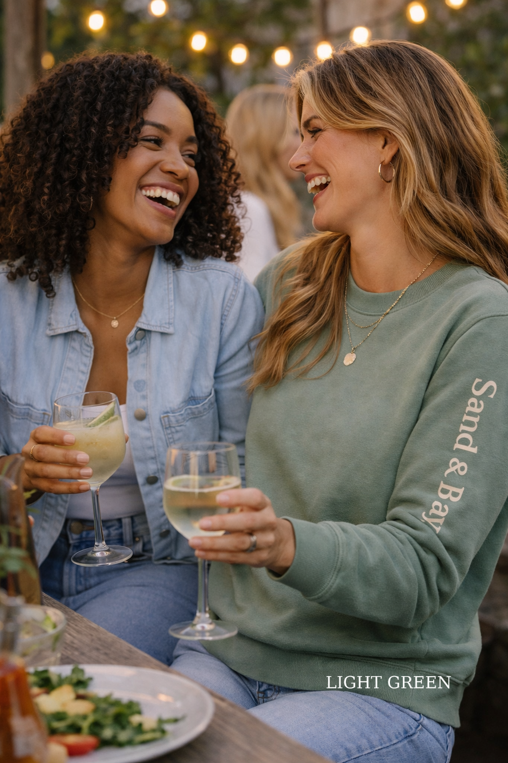 Long Sleeve Sand & Bay Sweatshirt