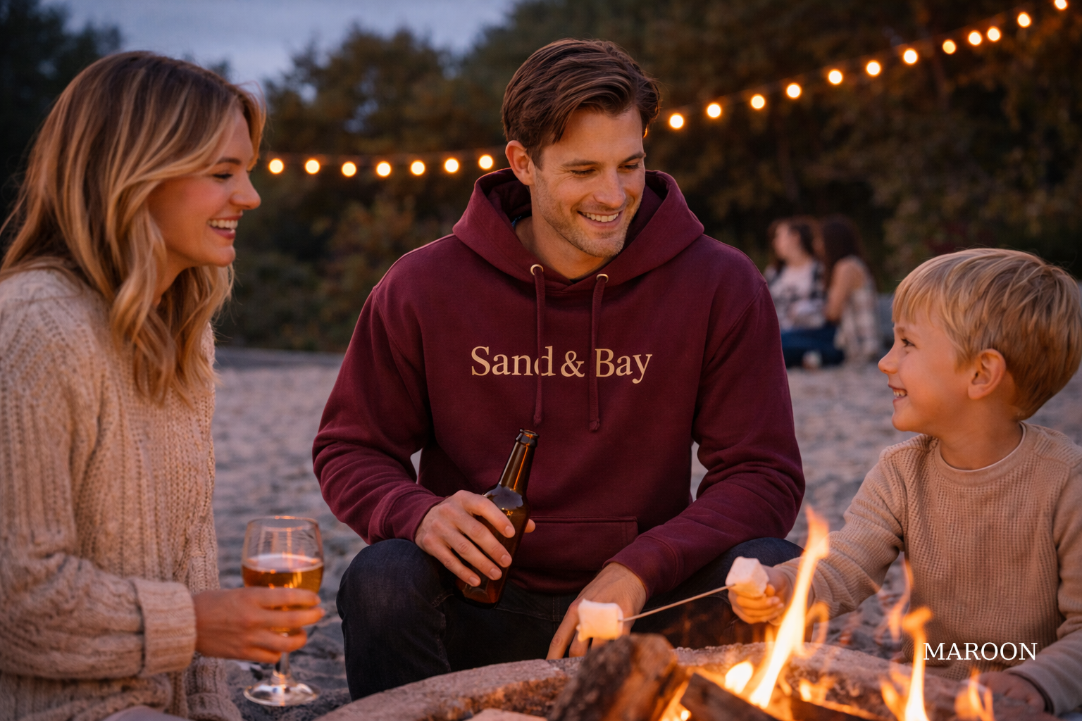 Premium Sand & Bay Hoodie