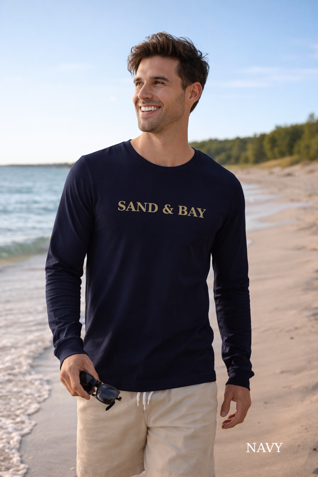 Sand & Bay Long Sleeve Tee