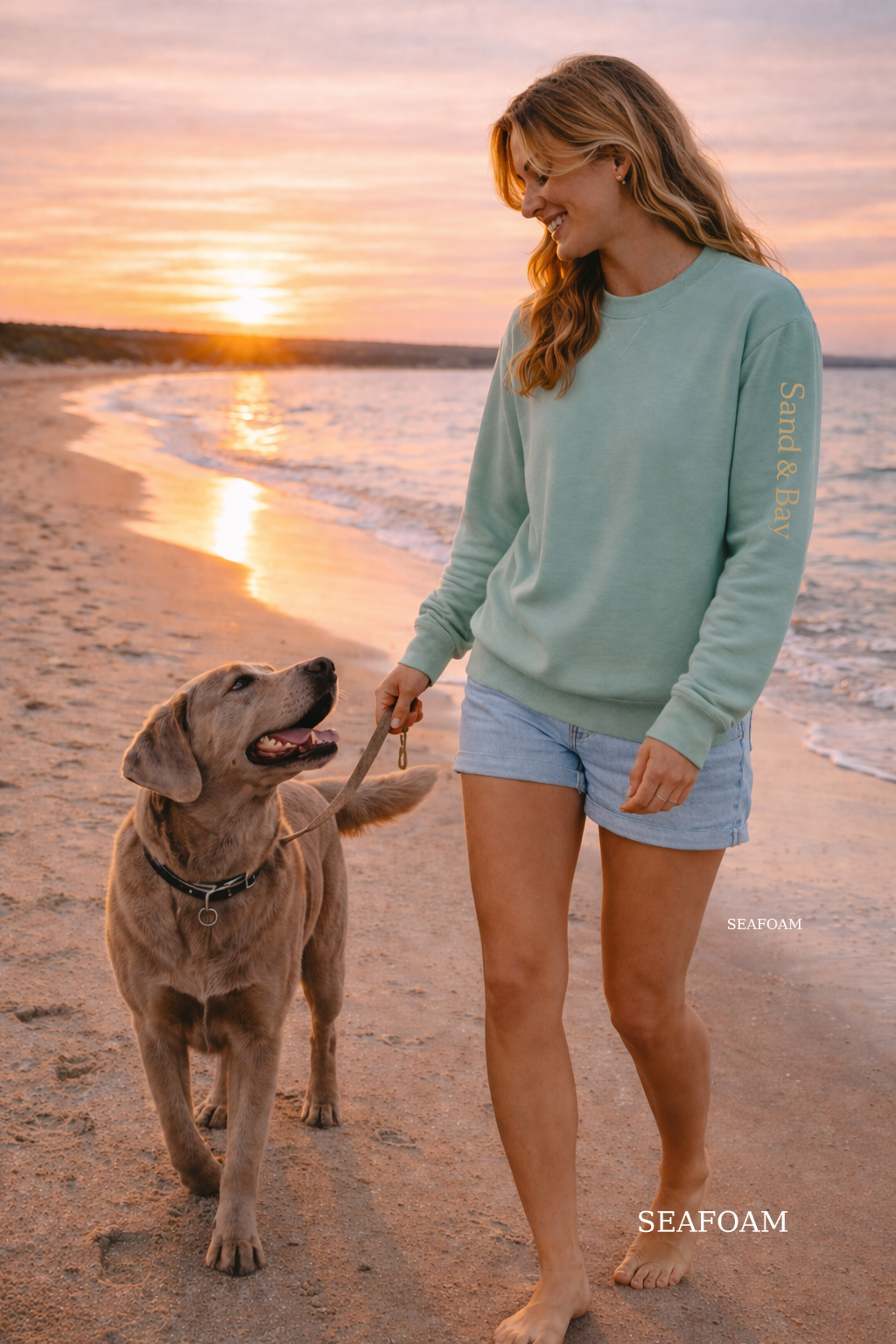 Long Sleeve Sand & Bay Sweatshirt