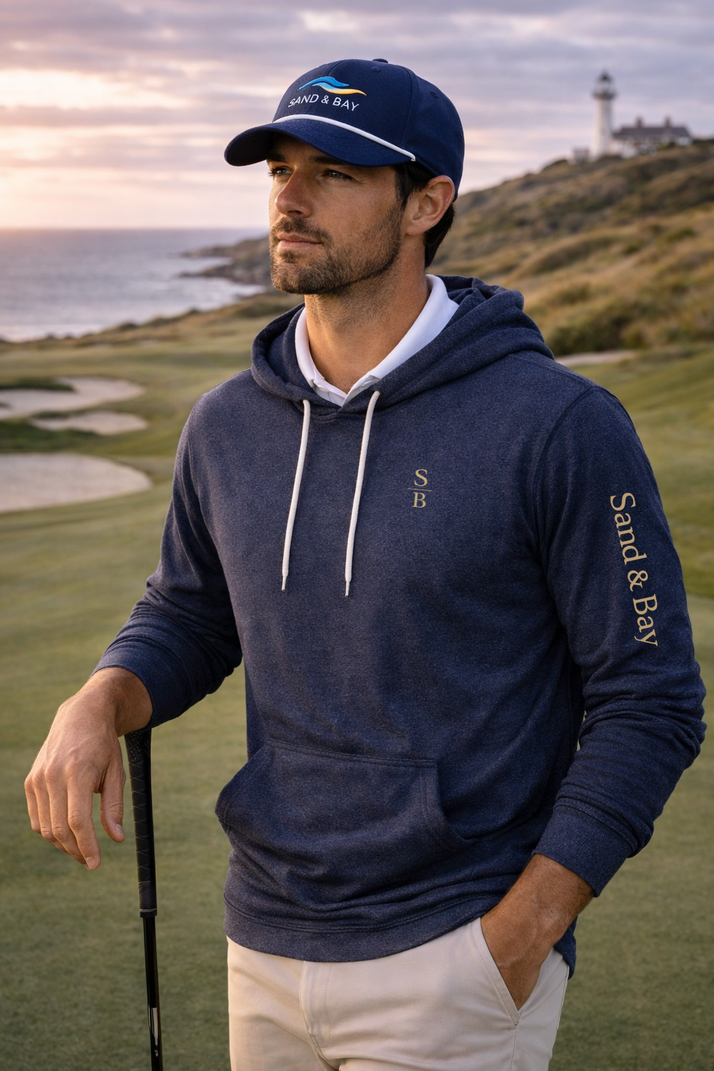 Lightweight Hooded S|B Sand Print