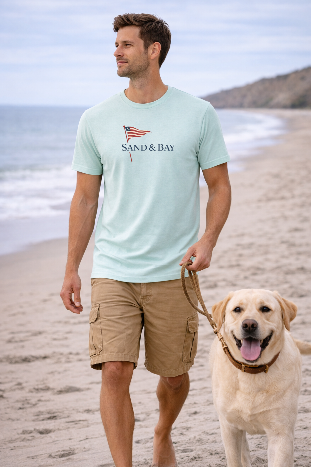 America Golf Flag Tee