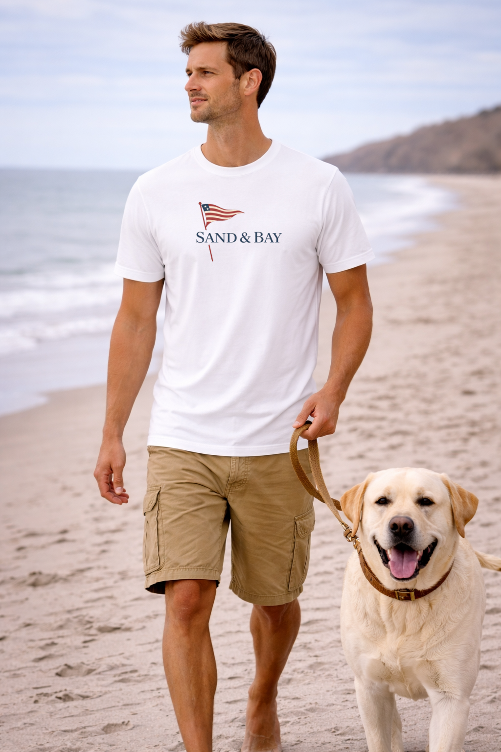 America Golf Flag Tee