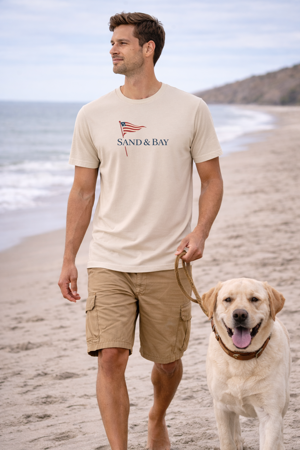 America Golf Flag Tee
