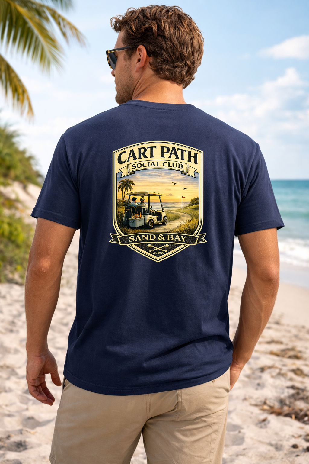 Cart Path Social Club Back Print