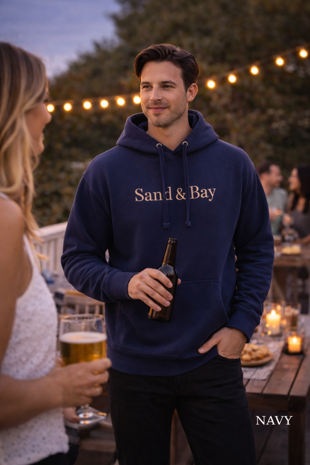 Premium Sand & Bay Hoodie
